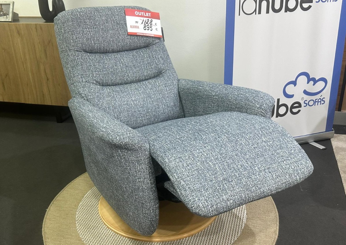 Sillón Relax Giratorio Alba ·Outlet·