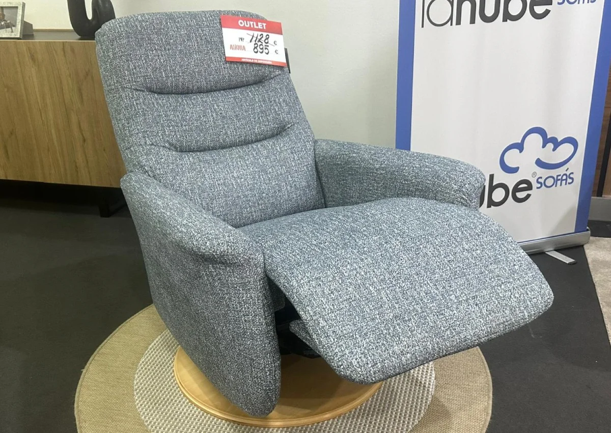 Sillón Relax Giratorio Alba ·Outlet·